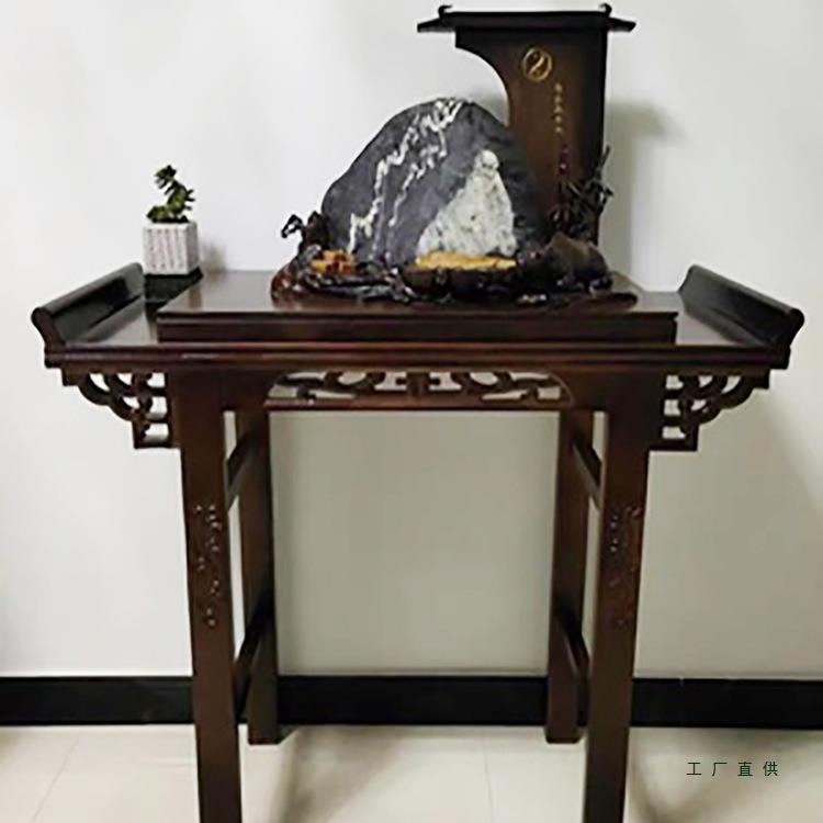 仿古供桌供台实木翘头条案香几新款中式贡品佛台客厅家用财神桌子图片