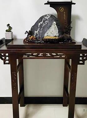 仿古供桌供台实木翘头条案香几新款中式贡品佛台客厅家用财神桌子