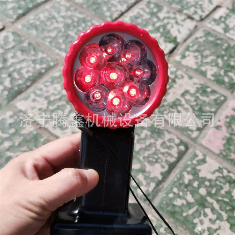 线路双面信号灯 磁吸锂电防护灯 充电方位红闪灯 LED频闪方位