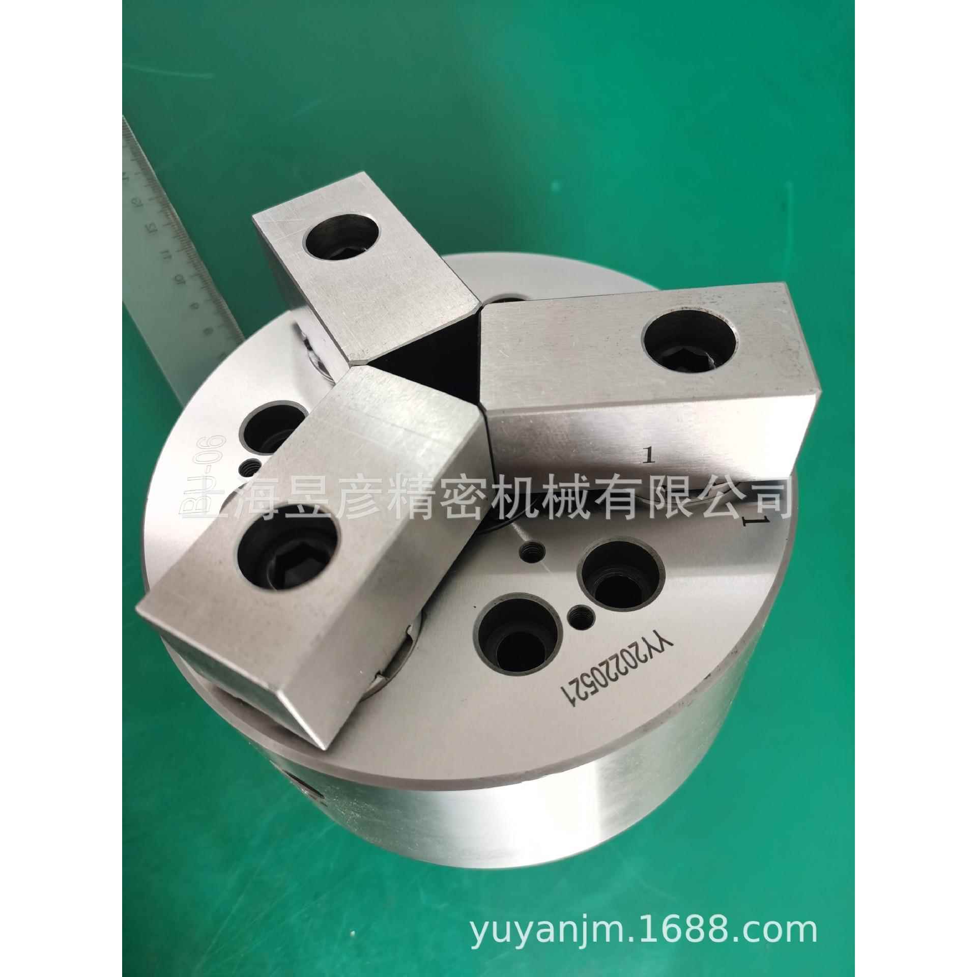 昱彦三爪中实后拉式油压卡盘动力夹头车床用 BU-06A5