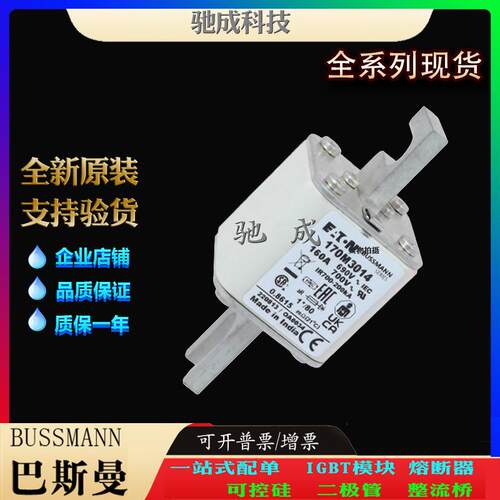 巴斯曼170M3013 170M3014 170M3015 厂价直销批零兼营 伊顿熔断器