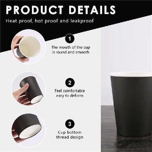 Paper Colours Plain Solid 9Oz Rushed Cups