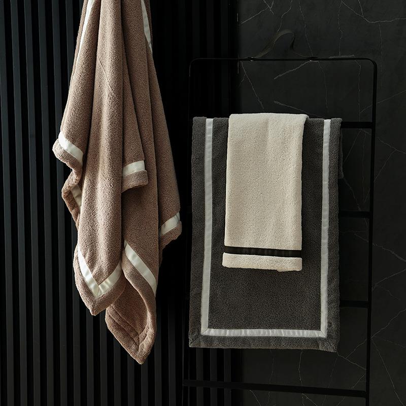 长绒棉07A抗菌棉星级酒浴巾160*8cm民宿X422家用670店克纯棉浴巾
