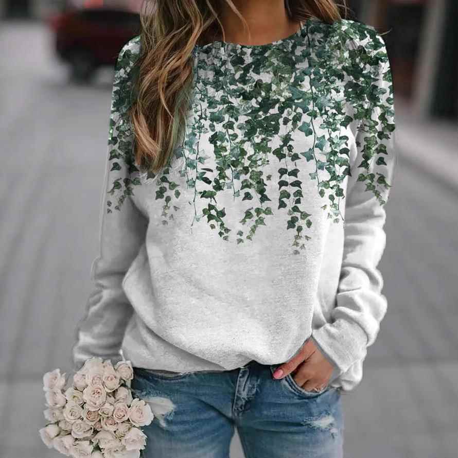 Womens long-sleeved dandelion long-sleeved pullover