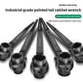 尖尾棘轮扳手刺轮双向快速扳手两用自动梅花套筒套装 汽修荆轮