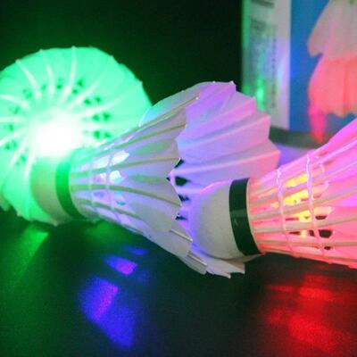 1/3/5pcs Lighting Badminton Dark Night Colorful LED Lighting