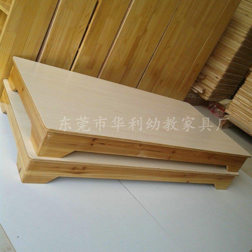 幼儿园床午睡床儿童实木叠折叠床幼儿床小床午休床木床可折叠午托