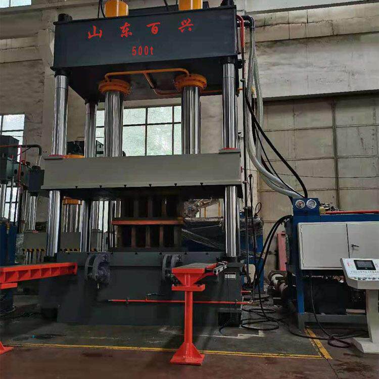 500吨双缸四柱液压机带移动工作液压机散热片成型液压机