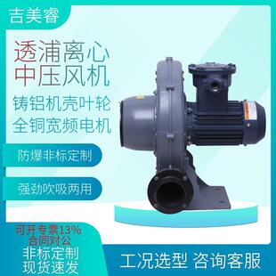 防爆鼓风机化工陶瓷工业粉末除尘风机FX-3A矿洞深井2200w中压风机