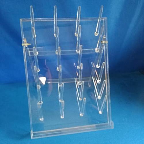 实验室用滴水架有机玻璃沥水架晾瓶架控水架12柱16柱20柱24柱