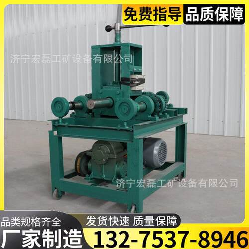 电动弯管机76型不锈钢方管圆管大棚弯弧机小型立式加重平台弯管机
