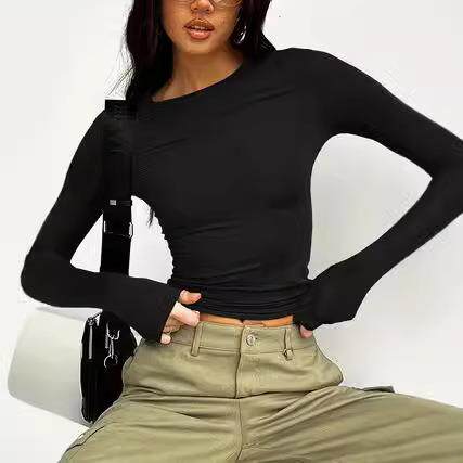 Women's long sleeved shirt top 女装长袖恤上衣
