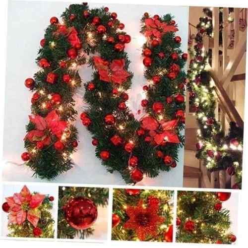 6 Colors 2.7M Luxury Christmas Decorations Garland圣诞花圈环