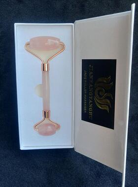 高档晶玉推石滚轮脸部按摩粉器套装面玉部颈部静音手动瘦脸美容按