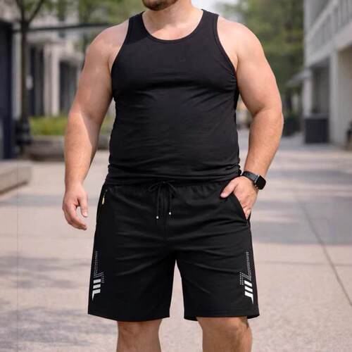 Mens Sports Shorts Casual Loose Running Fitness Training
