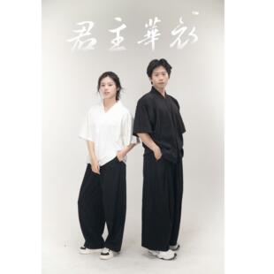 (纯棉款）君主华衣楚国裁剪汉服T恤男女现代汉服新汉式汉服