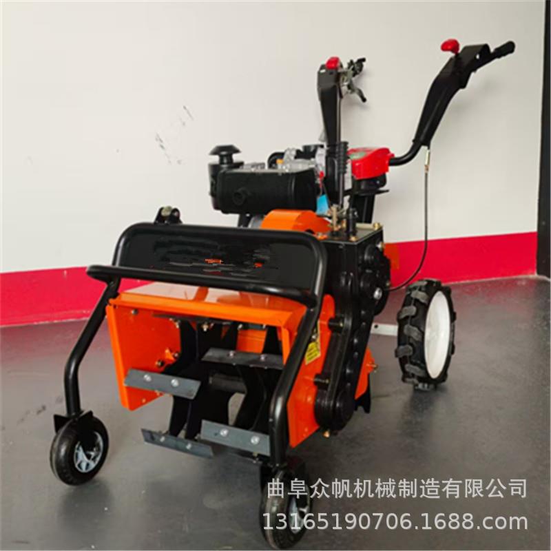 新款全齿轮四驱除草机小型汽油柴油农用微耕旋耕松土锄草机