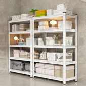 角钢货架仓库超市展示货物架家用可调节多层储物架仓储置物架货架