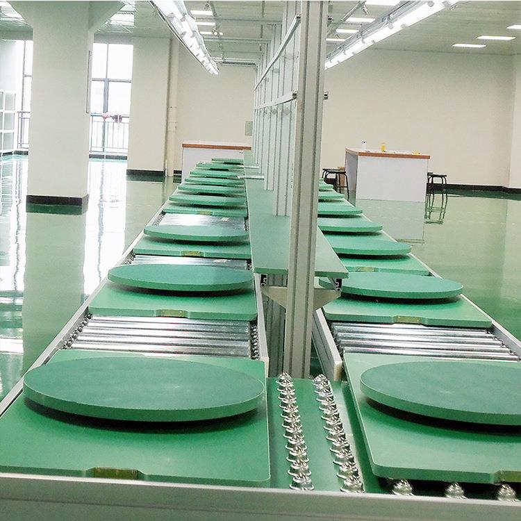 油烟机灶具套装生产线带灯架独立工作台流水线厂区规划免费设计
