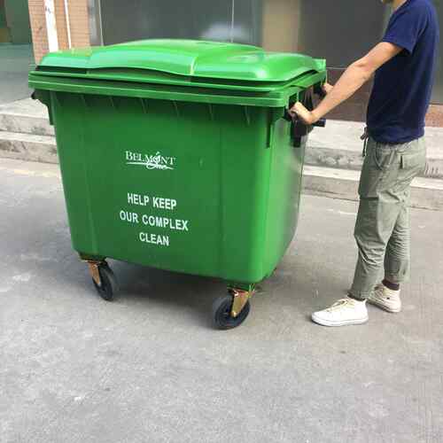 厂家直户外垃0圾桶大号供环卫室外660垃箱66升塑料脚踏大圾垃圾筒