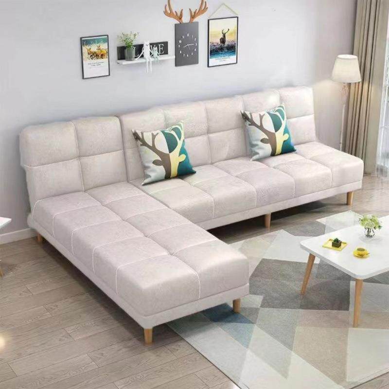 可折叠布艺沙发床两用客厅多功能懒人小户型简易贵妃家具组合套