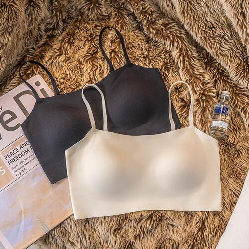 【韩国YUINI轻奢】美背内衣女透气抹胸文胸内搭外穿背心吊带打底