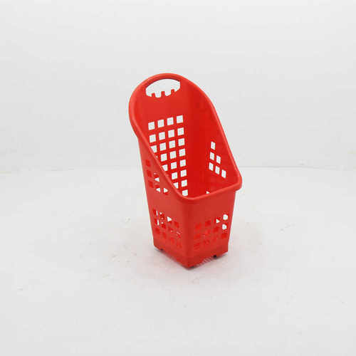 现货高背便携购物推车塑料买菜超市购物篮手提购物筐购物框批发