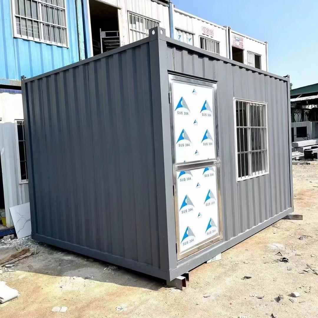 可住人集装箱移动式房户外岩棉彩钢活动板房简易临时活动房移动房