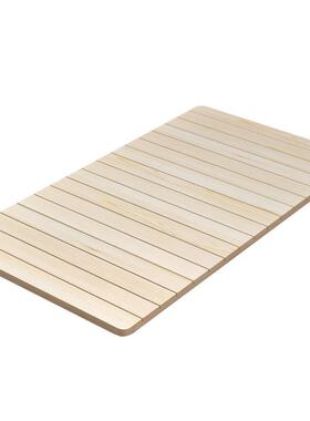 KI9S实木床板DVG单人沙发木板垫硬儿童折叠床铺板1.米2m.151.8排