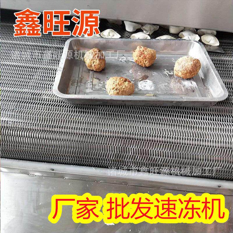 披萨汉堡面食生胚水饺包子手抓饼速冻机设备双螺旋速冻机厂家