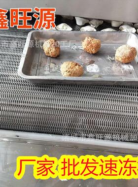 披萨汉堡面食生胚水饺包子手抓饼速冻机设备 双螺旋速冻机厂家