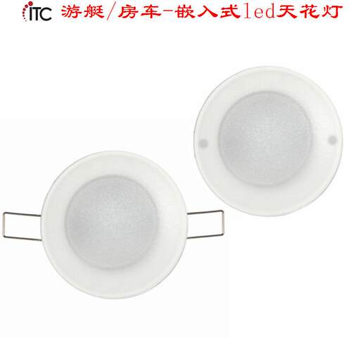 游艇灯LED天花灯,房车装饰灯,内顶灯,PC吸顶灯,车厢灯超薄内顶灯