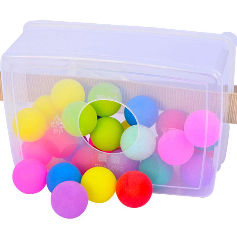 公鸡下蛋抖乒乓盒子球游戏达人团辅电臀团队团建户外室内接亲道具