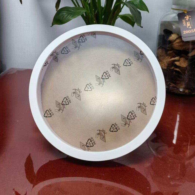 创意简约圆形摆台相框画框直径20厘米钻石画手工刺绣装裱框白色框