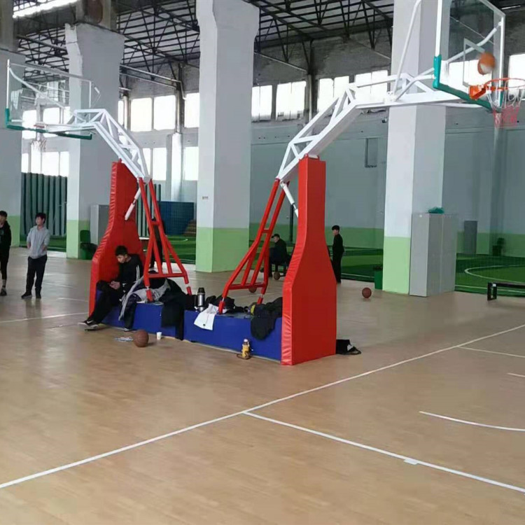 篮球架厂家 户外成人标准篮球架 移动式成人三色篮球架
