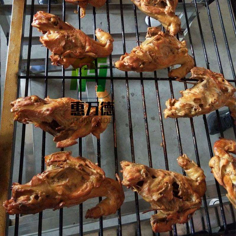 熟食店熏鸡骨架糖熏炉 厂家全自动烧鸡烧肉上色机器诸城