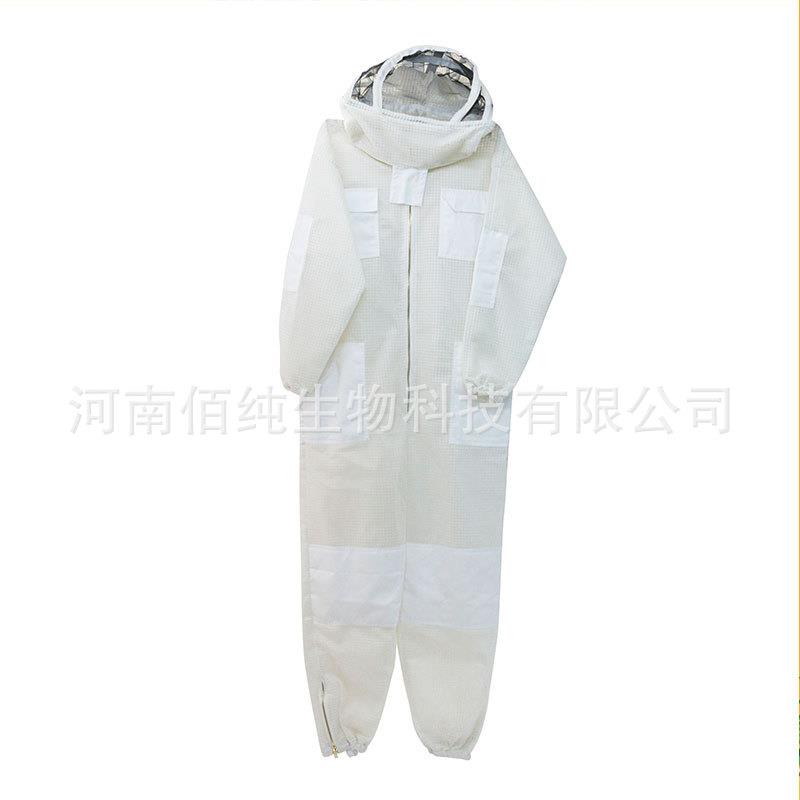 取新款出口三层透气连体防蜂服抓蜂蜜防护衣蜂防服蛰透FHF-01气蜂