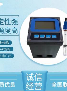 纯水在线PH计分析仪高纯水PH酸碱度在线监测仪RO反渗透PH值测定仪
