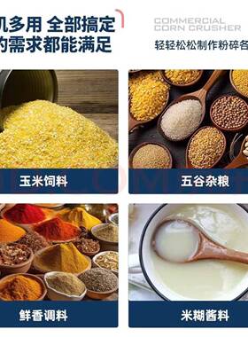 干湿两磨浆机商用豆浆机用小型玉家米五杂粮谷磨粉机77用粉碎机欧