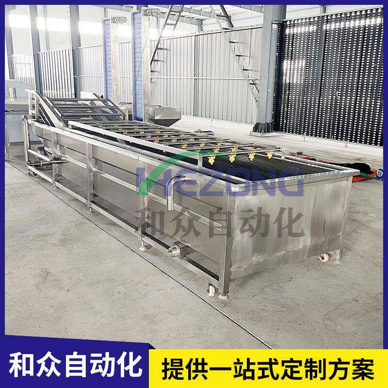 草莓气泡清洗机老莓黑加仑蓝靛果水果蔬菜清洗设备柑橘清洗机