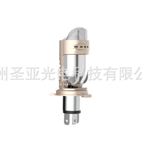 新款直插式M01P高功率H4 LED灯 汽摩通用前大灯 高亮聚光远近一体