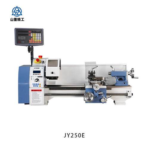 JY250E新款电子挂轮式家用小型车床多功能微型电控智能台式车床