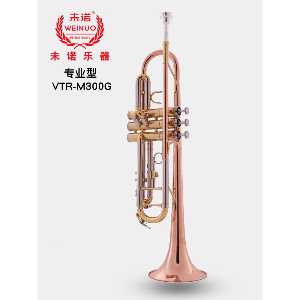 高档未诺小号器初学者专学生b调降业演奏级乐队乐小号铜管乐器号