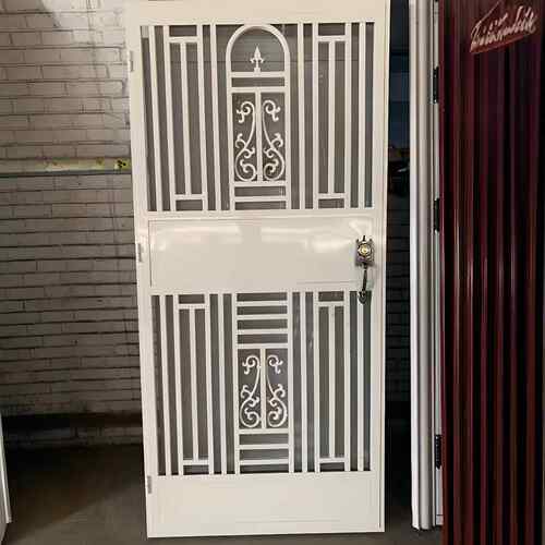 北京定做通风防盗门楼道门透气铁栅栏门子母防蚊纱门进户门包安装