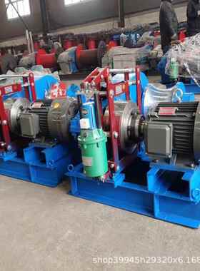 双卷筒摩擦卷扬机3-1吨升牵WQI引拉渔网拉木输头牵引小车运提卷0