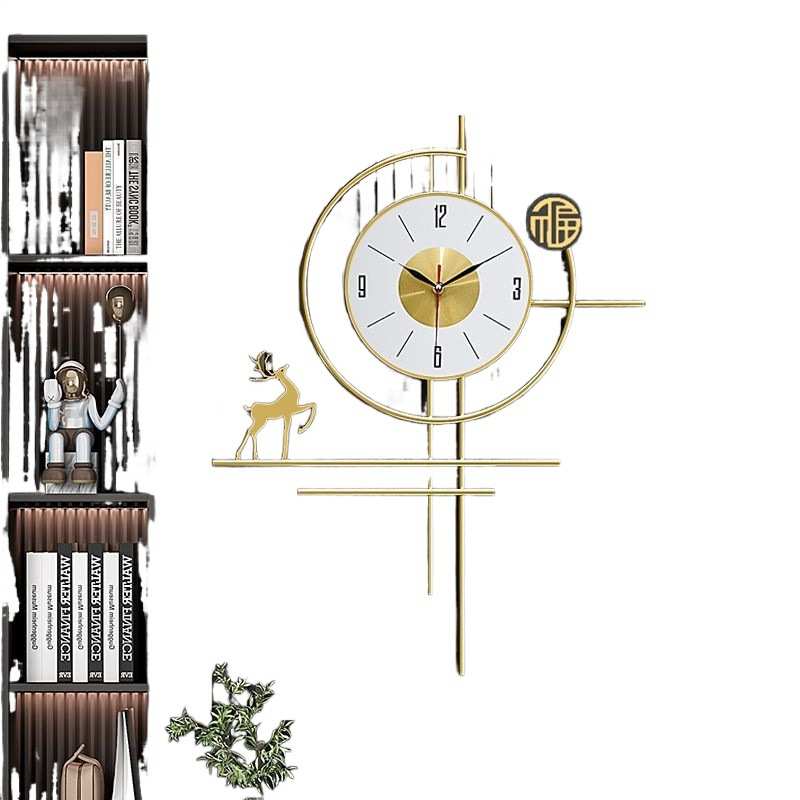 lzF挂钟客厅2024新款时钟创意装饰钟表艺术轻奢网红现代静音简约