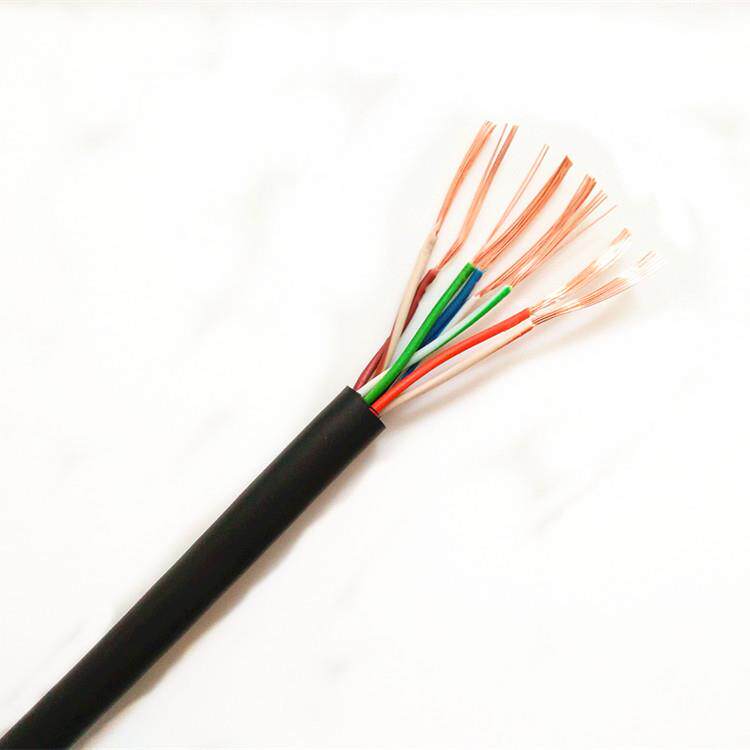 CAT5E UTP 26AWG 多股7*0.16无氧铜网线 黑色环保柔软超五类网线