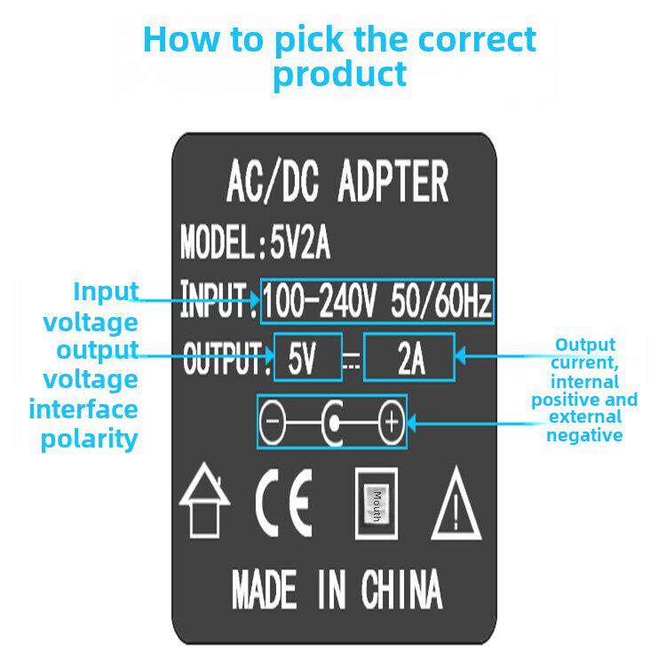 蓝牙标签打印机Pos卡终端机2.5A路由器电源线9V1.5A音频充电器