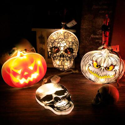 Halloween decoration lights String skull LED jack-olantern