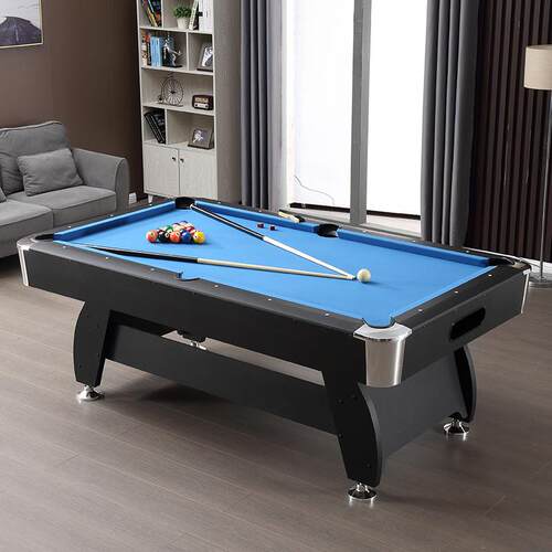 厂家直供家用成人7尺大号台球桌美式黑八桌球台Pooltable